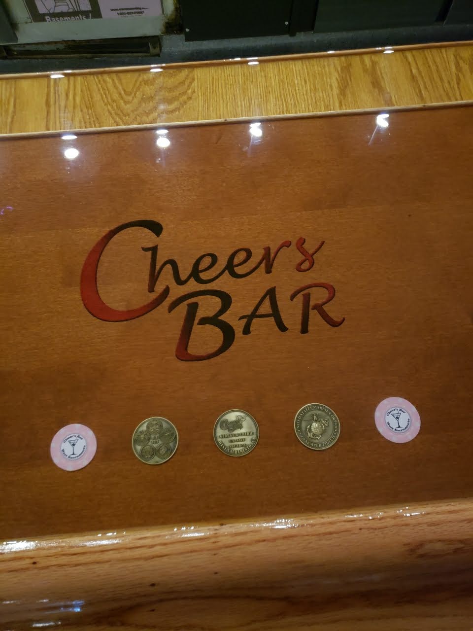 Bottle cap / chip tabletop